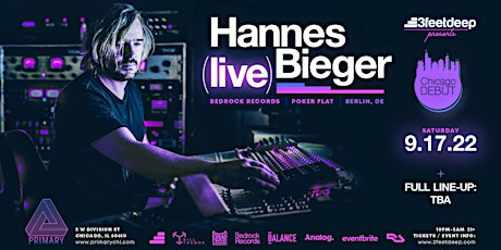 Hannes Bieger [LIVE] (Bedrock, Pokerflat - Germany) at Primary Chicago