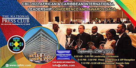 CBC 2022 African & Caribbean International Leadership Conference and Awards