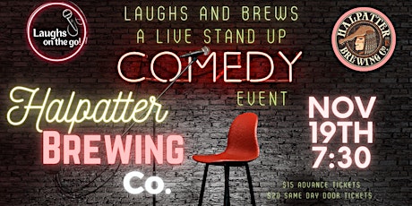 Laughs on the Go at Halpatter Brewing Co.  - A Live Stand Up Comedy Event