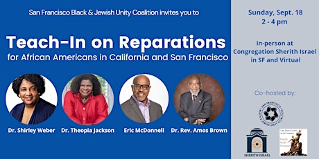 Teach-In on Reparations for African Americans in California and SF