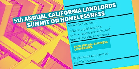 California Landlords'  Summit on Homelessness 2022