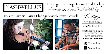 Australian Folk Music Night - Featuring Laura Flanagan and Evan Powell