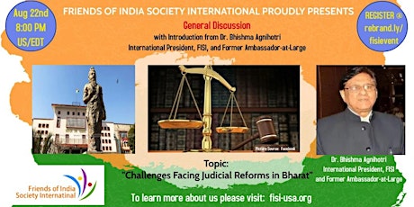 General Discussion:"Challenges Facing Judicial Reforms in Bharat"