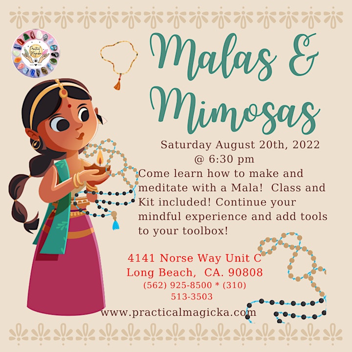 Malas & Mimosas - Learn how to Make and use a Mala image