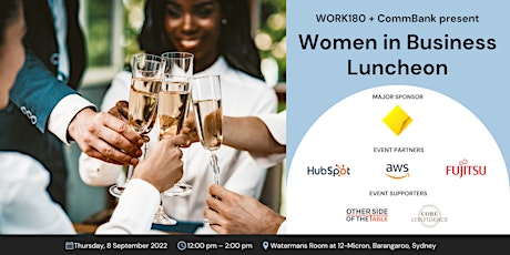 WORK180 + CommBank present Women in Business Luncheon