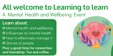 Learning to learn: a mental health and wellbeing event