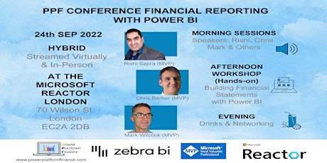 PPF Conference 2022 (London/Hybrid) - Financial Reporting with Power BI
