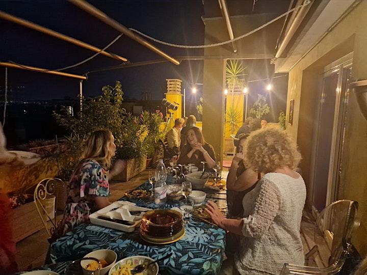 International rooftop social dinner | Trastevere image