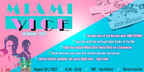 Miami Vice Catamaran - Party