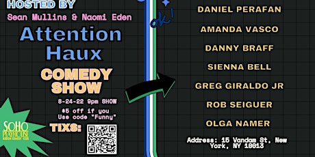 Attention Haux Comedy Show
