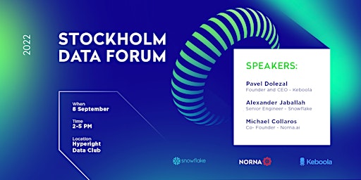 Stockholm Data Forum