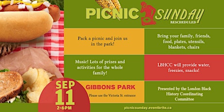 Picnic Sunday  **New Date primary image