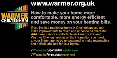 Retrofit & Energy Saving - Cheltenham 'Supa Homes' Opening 09:30 to 12:00 primary image