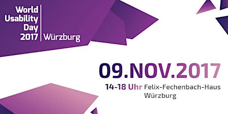 Hauptbild für World Usability Day Würzburg 2017