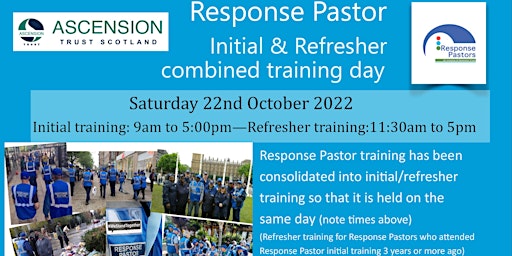 Response Pastors: Initial training and Refresher training in Glasgow
