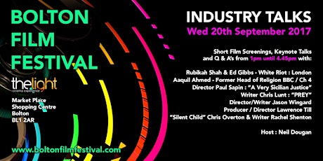 Bolton Film Festival - "Industry Talks" - Cert 15 primary image