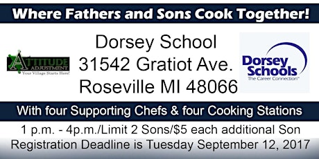 Father and Son Cook Together Luncheon primary image