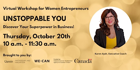 Unstoppable You Workshop for Women Entrepreneurs