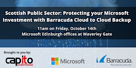 Barracuda Cloud to Cloud Backup for Scottish Public Sector primary image
