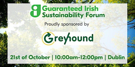 Funding Sustainability For Your Business, sponsored by Greyhound Recycling