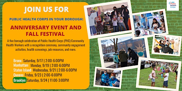 Brooklyn - Public Health Corps (PHC) in Your Borough
