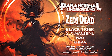 Paranormal Underground | Saturday October 29th 2022 | Underground Atlanta