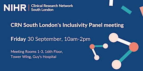 CRN South London Inclusivity Panel Meeting