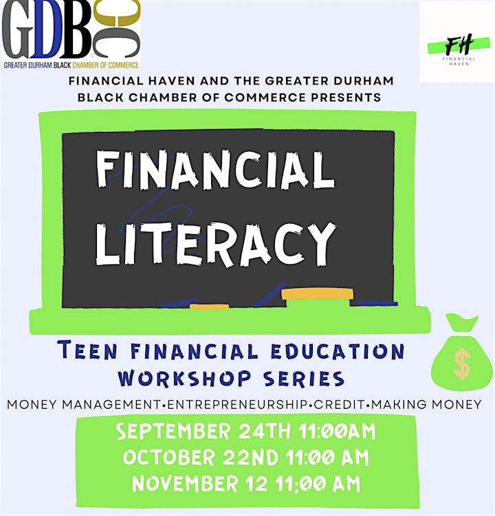 Financial Literacy for teens workshop image