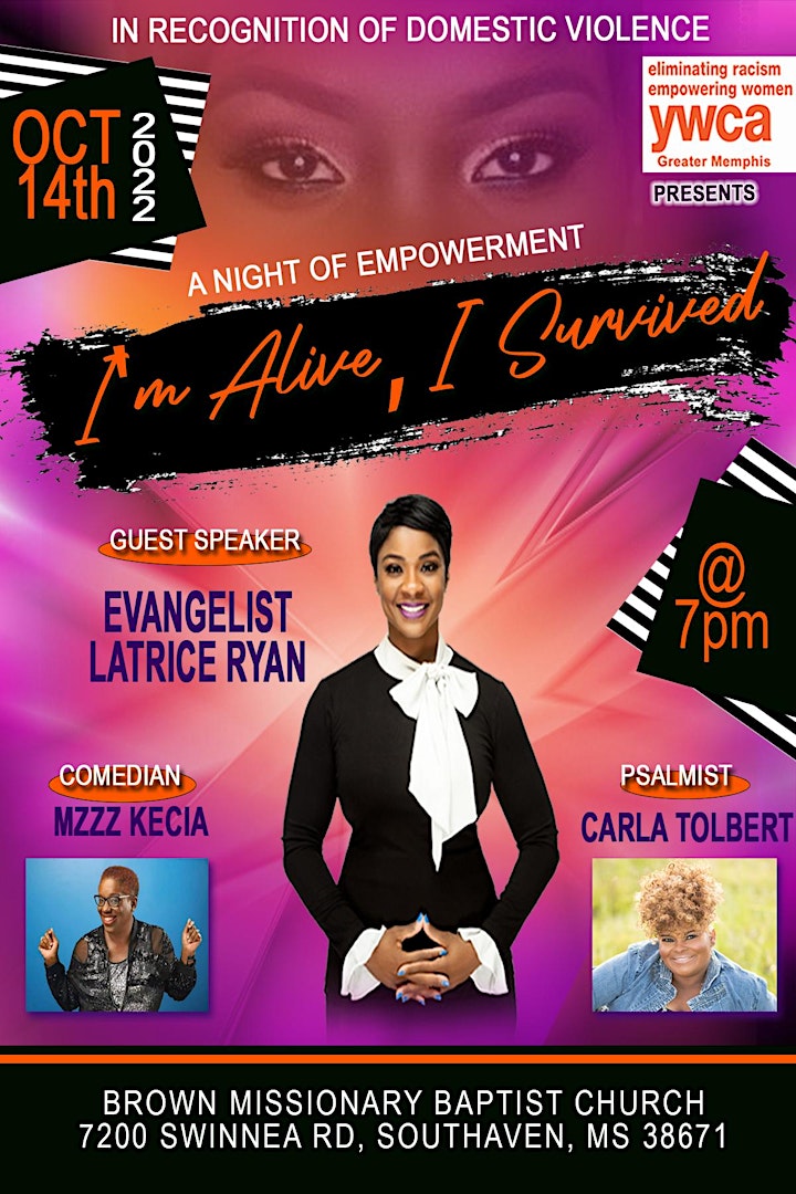 A Night of Empowerment! I'm Alive, I Survived! image