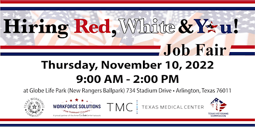 11th Annual Hiring Red, White & You! Job Fair