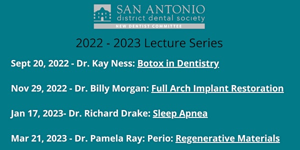 SADDS - NDC Lecture Series - Session 1: Dr. Kay Ness - Botox in Dentistry