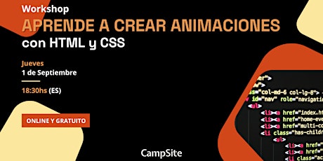 Aprende a crear animaciones con HTML y CSS