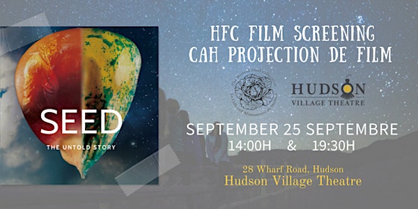 Hudson Food Collective Film Screening- Seeds: The Untold Story