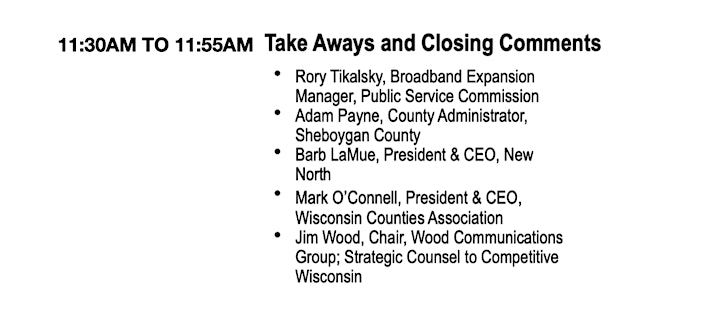 Wisconsin Tomorrow: Broadband...The New Economic Necessity (Zoom) image
