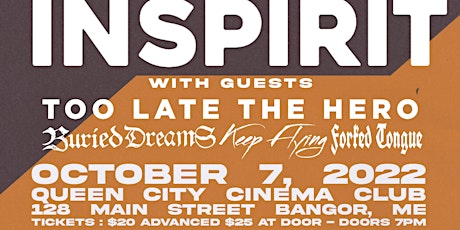 Inspirit (formerly known as Vanna)/Too Late The Hero // Buried Dreams/+more