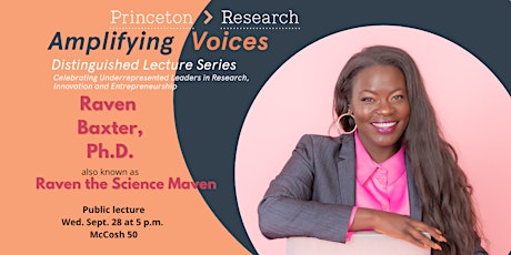 Amplifying Voices Distinguished Lecture - Raven Baxter, PhD primary image