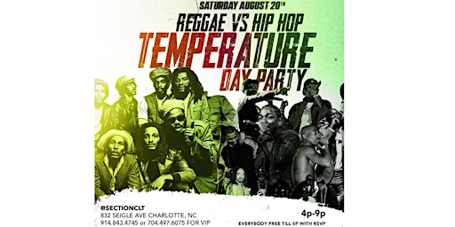 Temperature Reggae Vs Trap Day Party At Section