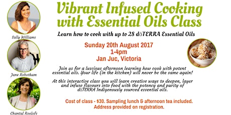 Vibrant Infused Cooking with Essential Oils  primary image