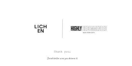 Lichen x Highly Recommended Product Launch