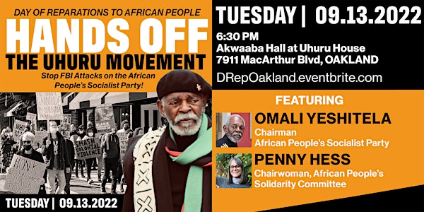 Day of Reparations to African People - Oakland