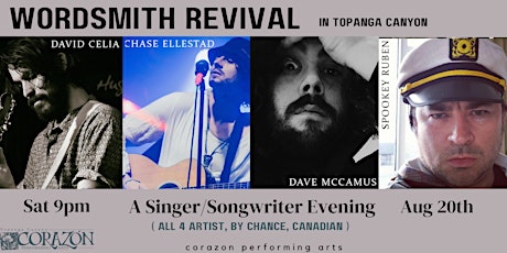 WordSmith Revival ~ Singer Songwriter Evening