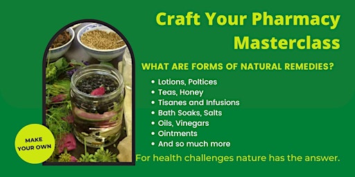 Craft Your Pharmacy Masterclass primary image