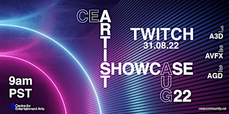 CEA Artist Showcase Twitch Livestream - 9am PST primary image