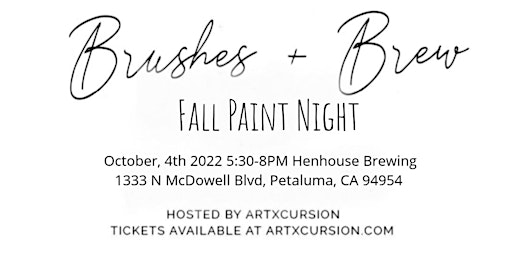 Brushes + Brew: Fall Paint Night!