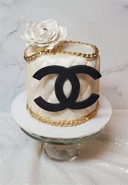 Beginner Cake Decorating with Fondant - Chanel Inspired Cake