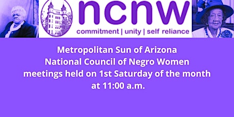 National Council of Negro Women General Body Meeting