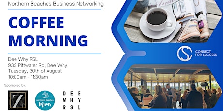 August Coffee Morning: Northern Beaches Business Networking