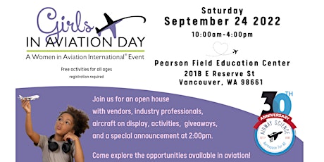 Vendor Sign Up: Girls in Aviation Day 2022