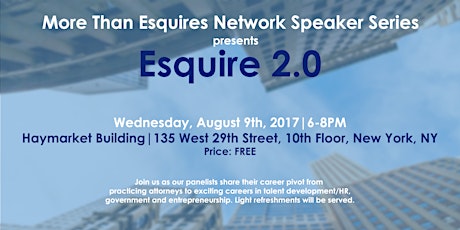 More Than Esquires Network Speaker Series primary image