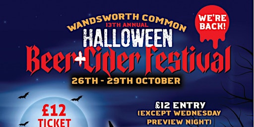 Wandsworth Common Halloween Beer & Cider Festival 2022